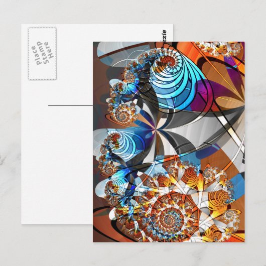 Carte Postale Comique (Devant / Derrière)