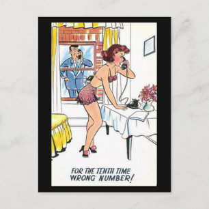 Carte postale comique