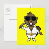 Carte Postale Comique de boîte de nuit (Devant / Derrière)