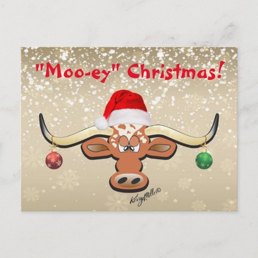 Carte postale Comique Longhorn Steer (Devant)