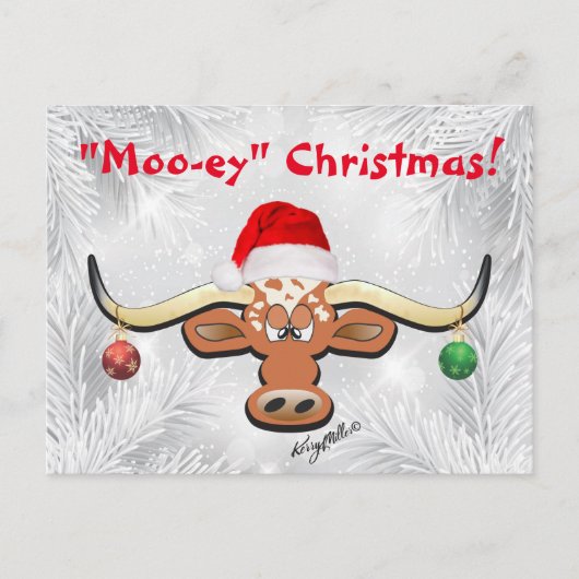 Carte postale Comique Longhorn Steer (Devant)