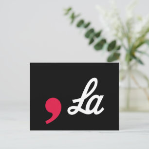 Carte Postale Comma La Funny Ponctuation Kamala Harris