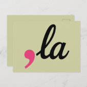 Carte Postale Comma La Kamala Harris Président 2024 Stop Project (Devant / Derrière)