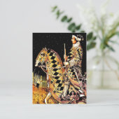 Carte Postale "Commandant à cheval" (Debout devant)