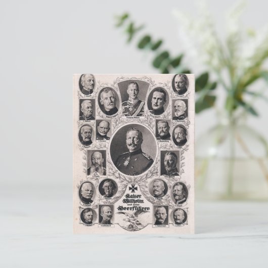 Carte Postale Commande allemande WWI (Debout devant)