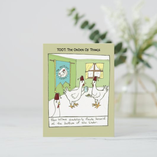 Carte Postale Commande de vérification (Debout devant)