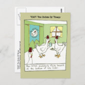 Carte Postale Commande de vérification (Devant / Derrière)