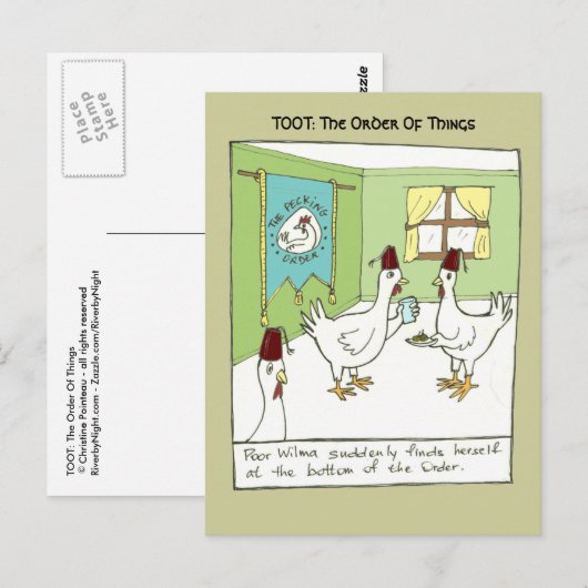 Carte Postale Commande de vérification (Devant / Derrière)