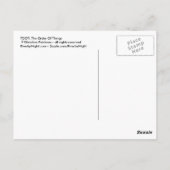 Carte Postale Commande de vérification (Dos)