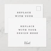 Carte Postale COMMANDE D'IMPRESSION 7 x 5 pouces paysage horizon (Devant / Derrière)