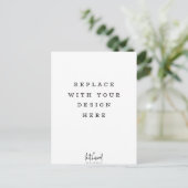 Carte Postale COMMANDE D'IMPRESSION portrait vertical grand form (Debout devant)