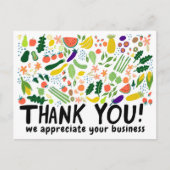 Carte Postale Commande MERCI Épicerie Fruits Légumes SUR MESURE (Devant)