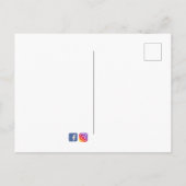 Carte Postale Commande personnalisée pour Tina (Dos)