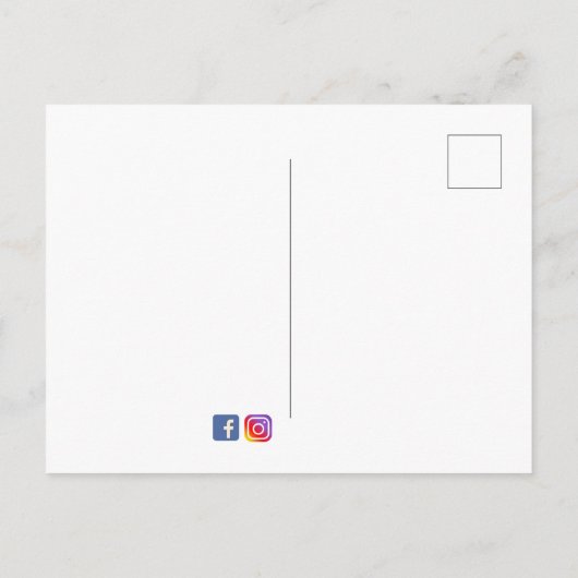 Carte Postale Commande personnalisée pour Tina (Dos)