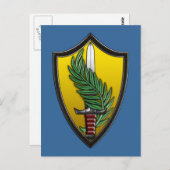 Carte Postale Commandement central américain (Devant / Derrière)