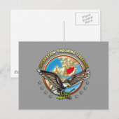 Carte Postale Commandement central américain - OEF-A (Devant / Derrière)