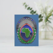 Carte Postale Commandement de l'Afrique des États-Unis (Debout devant)