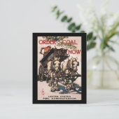 Carte Postale Commander du charbon dès la Seconde Guerre mondial (Debout devant)