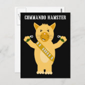Carte Postale Commando Hamster (Devant / Derrière)