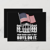 Carte Postale Comme Ça Peut Être Difficile Pour Les Garçons Fait (Devant / Derrière)