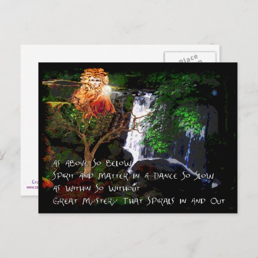 Carte Postale Comme Ci-Dessus (Devant / Derrière)