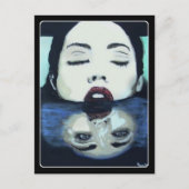 Carte Postale "Comme ci-dessus, So Below" Peinture sur un (Devant)