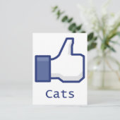 Carte Postale Comme des chats (Debout devant)