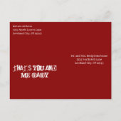 Carte Postale Comme deux pièces d'un puzzle (Dos)