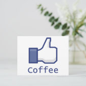 Carte Postale Comme du café (Debout devant)