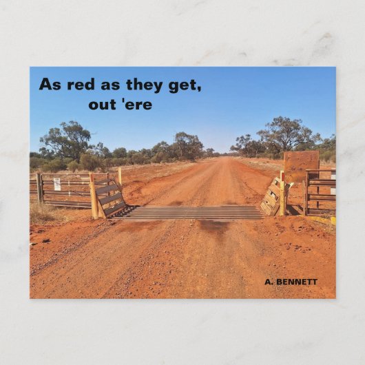 Carte Postale Comme ils deviennent rouges (Devant)