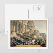 Carte Postale Comme ils semblaient participer à l'inauguration (Devant / Derrière)