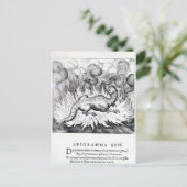 Carte Postale Comme la Salamandre vit dans le feu (Debout devant)