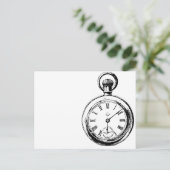 Carte Postale Comme l'illustration de montre de poche Clockwork (Debout devant)