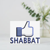 Carte Postale Comme Shabbat (Debout devant)