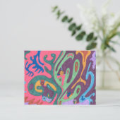 Carte Postale "Comme un" art Abstrait (Debout devant)