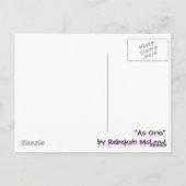 Carte Postale "Comme un" art Abstrait (Dos)