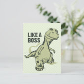 Carte Postale Comme un Dinosaure Boss (Debout devant)