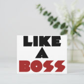 Carte Postale Comme un patron (Debout devant)