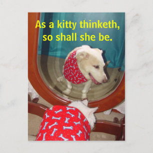 Carte Postale Comme une petite pensée...