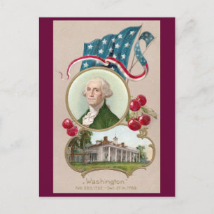 Carte Postale Commémoration de George Washington