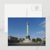 Carte Postale Commémoration de la Bastille, 1900, Paris (Devant / Derrière)