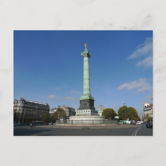 Carte Postale Commémoration de la Bastille, 1900, Paris (Devant)