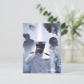 Carte postale commémorative de la Marine (Debout devant)