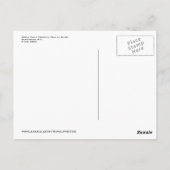 Carte postale commémorative de la Seconde Guerre m (Dos)