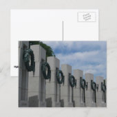Carte postale commémorative de la Seconde Guerre m (Devant / Derrière)
