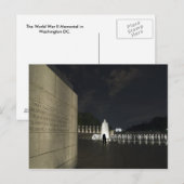 Carte postale commémorative de la Seconde Guerre m (Devant / Derrière)