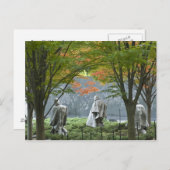 Carte postale commémorative des anciens combattant (Devant / Derrière)