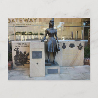 Carte postale commémorative des femmes ayant servi