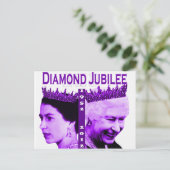 Carte postale commémorative du jubilé de diamant (Debout devant)