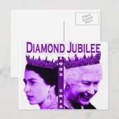 Carte postale commémorative du jubilé de diamant (Devant / Derrière)